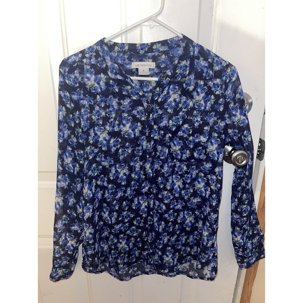 Women Ladies Floral Blouse Size Small